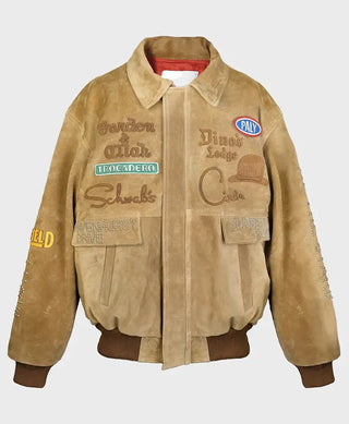 R&B Tour Chris Brown After Party 2026 beige Jacket