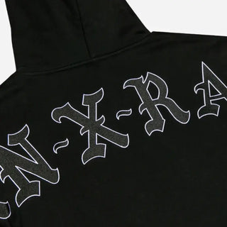 Raised X Arch Born  Jumbo Black Hoodie