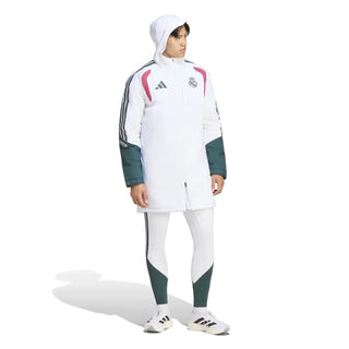 Real Madrid UCL Pro Parka 26/27 White Jacket