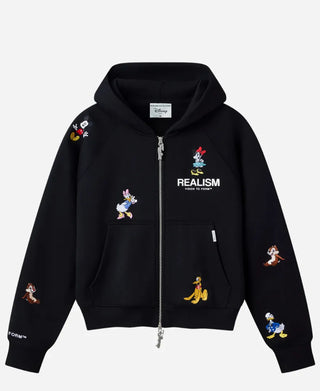 Realism x Disney Back To Front Black Hoodie