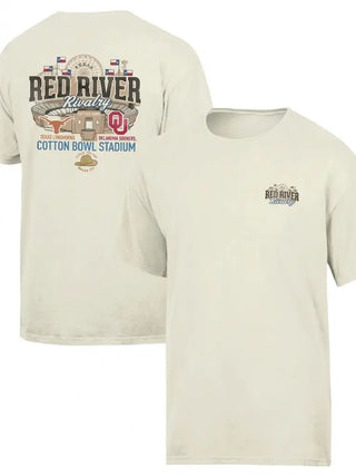 Red River Rivalry Texas Longhorns 2026 Stadium Match Up T-Shirt