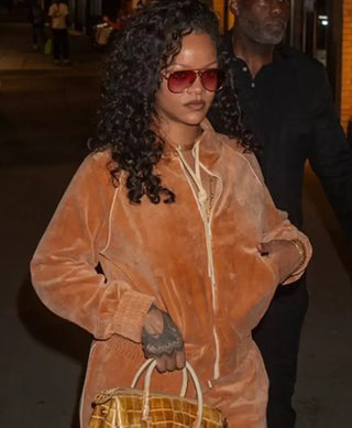 Rihanna New York Velvet Jacket