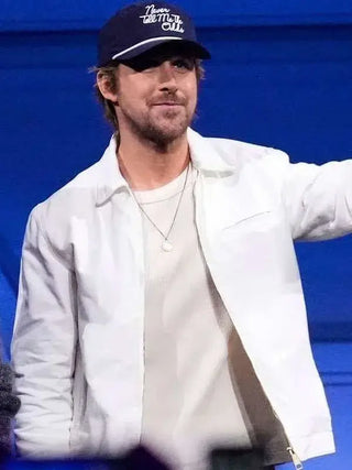 Ryan Gosling Star Wars Starfighter White Jacket
