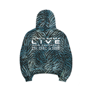 Skylrk x Coachella 2026 Zebra Cotton Hooded Jacket