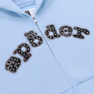 Sp5der Mixed Stone OG V2 Zip Hoodie