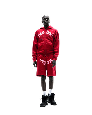 Sp5der ANGEL NUMBER ZIP HOODIE