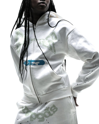 Sp5der T&F Zip Up Hoodie