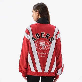 San Francisco Off Season x NFL Scarlet Windbreaker Jacket For Men & Women