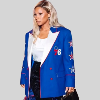 Savannah James Philadelphia 76ers Blazer