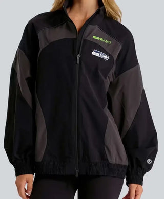 Seattle Seahawks lululemon Oversized Track Black Jacket