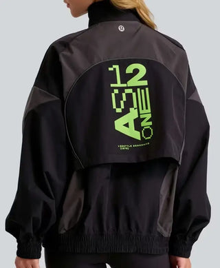 Seattle Seahawks lululemon Oversized Track Black Jacket For Men & Women
