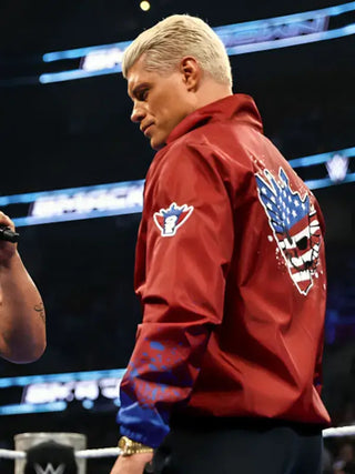SmackDown Cody Rhodes Windbreaker Maroon Jacket