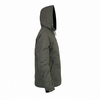 Snap-On Green Hooded Zipper  Green Jacket