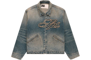 Sp5der Script Denim Work Jacket