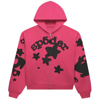 Sp5der Beluga Zip Up Hoodie