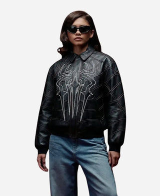 Nocta X  Spider-Man Zendaya Leather Jacket