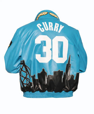 stephen curry blue jacket