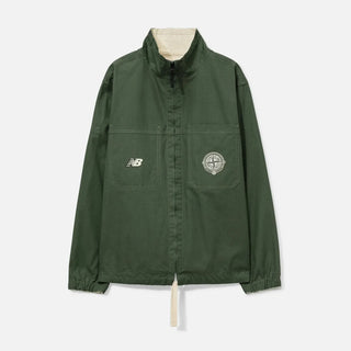 Stone Island X New Balance Reversible Green Zip Jacket