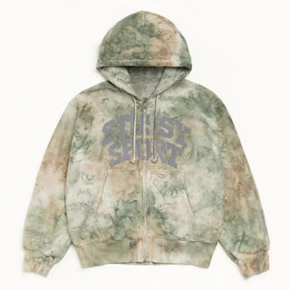 Stüssy Camo Block Sport Zip Hoodie
