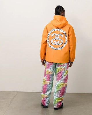 Stussy x Denim Tears Columbia Orange Jacket For Men  & Women