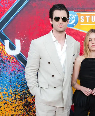 Supergirl World Premiere David Corenswet Cream  Blazer