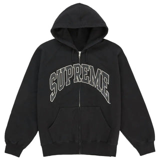 Supreme Cracked Raglan Zip Up Hoodie