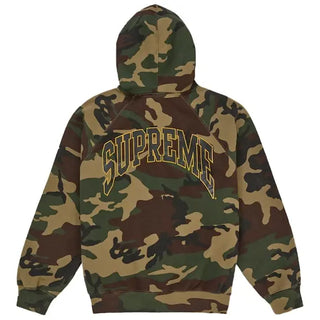 Supreme Cracked Raglan Zip Up Hoodie