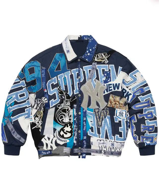 Supreme x Jeff Hamilton NY Yankees Varsity Jacket