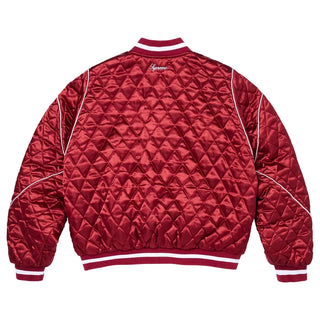 Supreme Fall/Winter 2026 Quilted Satin Red Jacket