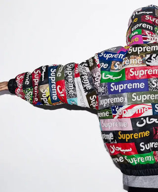Supreme Fall Winter Patchwork Leather Jacket
