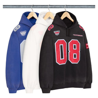 Supreme Football  Hooded  Jersey Sweatshirt