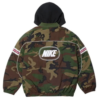 Supreme Nike Nylon Camo Hooded Jacket- back image
