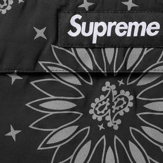 Supreme Reflective Bandana Black Hooded Anorak