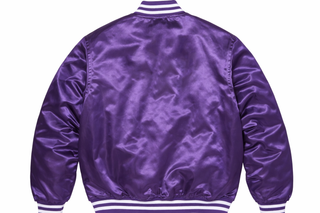 Supreme SS26 Purple Varsity Jacket