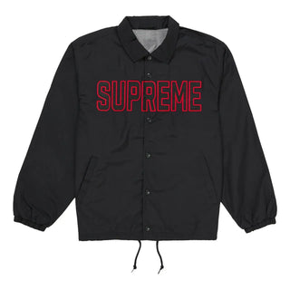 Supreme Spellout Coaches Black Jacket