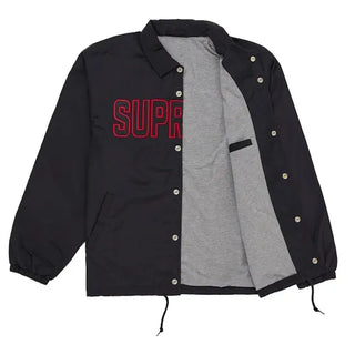 Supreme Spellout Coaches Jacket Black 