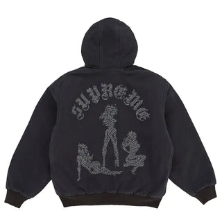 Supreme The Great China Wall Black Hooded Jacket