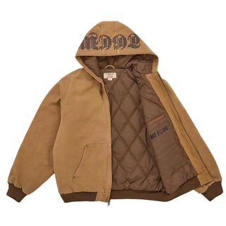 Supreme The Great China Wall Brown Hooded Jacket