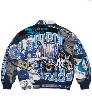 Supreme x Jeff Hamilton NY Yankees Varsity Multicolor Jacket