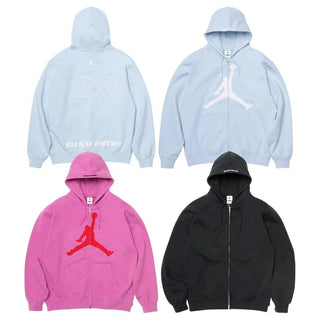 Supreme x Jordan Hooded Zipper Sweatshirt