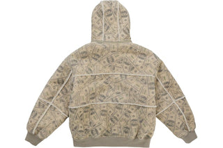 Supreme x MM6 Maison Margiela Hooded Shearling White Jacket
