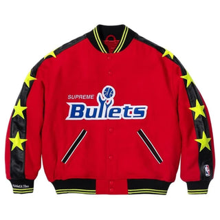 Supreme x Mitchell & Ness Washington Bullets jacket