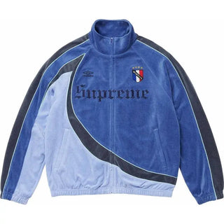 Supreme x Umbro Velour blue Track Jacket