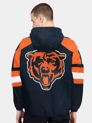 Target Chicago Bears Starter Pullover Jacket For Men & Women