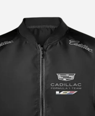 Team F1 Bomber Cadillac Black Jacket
