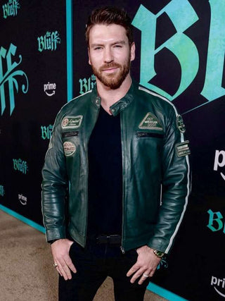 The Bluff Movie Premiere Jesse Kove Leather Jacket