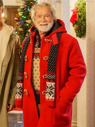 The Man with the Bag Arnold 2026 Schwarzenegger Santa Coat
