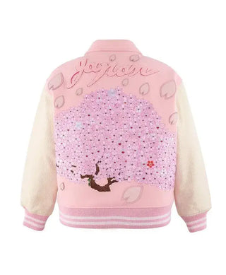 The R&B Tour Chris Brown Sakura Jacket For Men & Women
