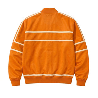 Timothée Chalamet NBA Finals Game 3 Orange Zipper Tracksuit