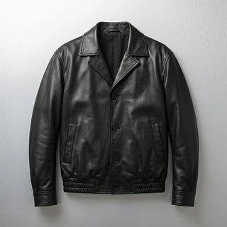 Tom Holland Spider Man New Day Premier Black Leather Jacket